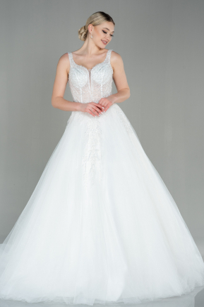 White Wedding Dress ABG024