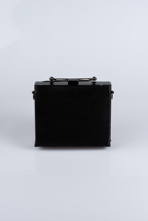 Black Leather Night Bag SH809