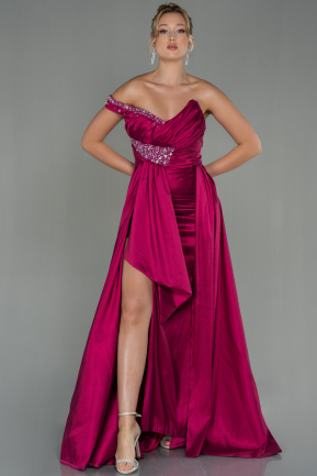 Long Fuchsia Evening Dress ABU2991
