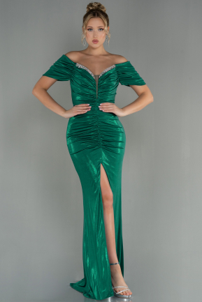 Long Emerald Green Evening Dress ABU3002