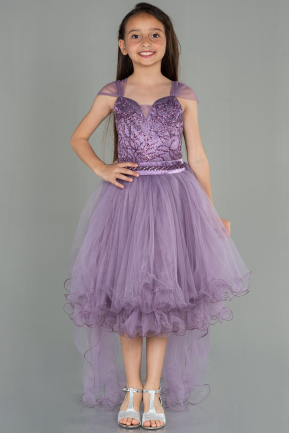 Short Lavender Girl Dress ABK1710