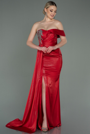 Red Long Evening Dress ABU2958