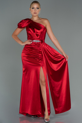 Long Red Prom Gown ABU3099