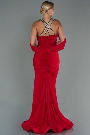 Long Red Prom Gown ABU3101