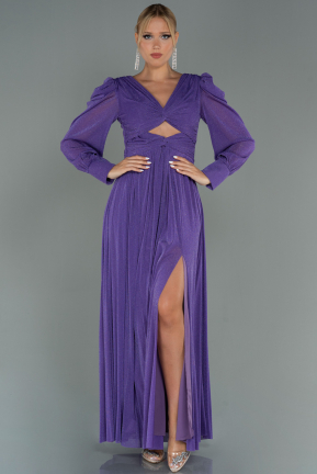 Long Purple Evening Dress ABU3103