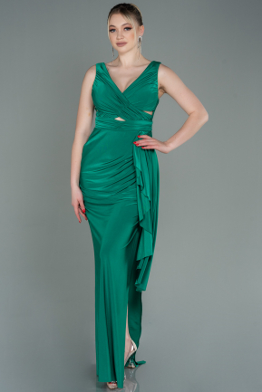 Long Green Prom Gown ABU3098
