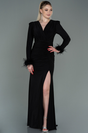 Long Black Evening Dress ABU2804