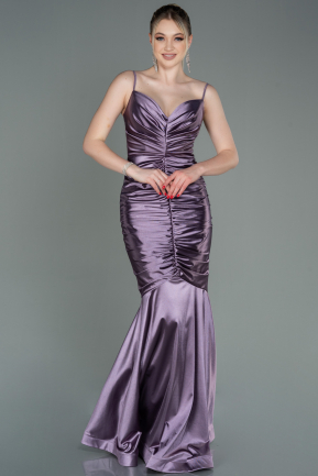 Long Lavender Mermaid Prom Dress ABU3121