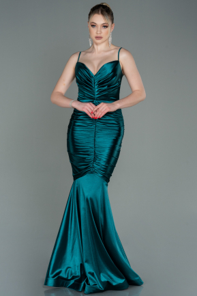 Long Emerald Green Mermaid Prom Dress ABU3121