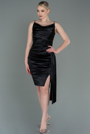 Midi Black Invitation Dress ABK1757