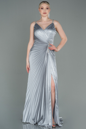 Silver Long Mermaid Prom Dress ABU2909