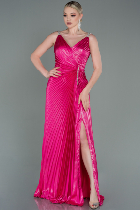Pink Long Mermaid Prom Dress ABU2909