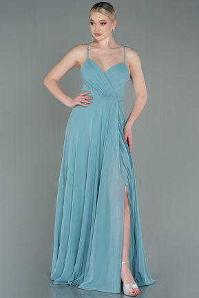 Turquoise Long Prom Gown ABU1305