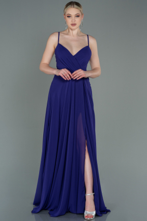 Purple Long Prom Gown ABU1305