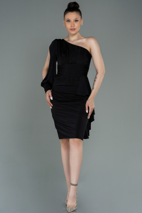 Short Black Invitation Dress ABK1762