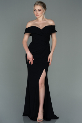 Long Black Evening Dress ABU3156