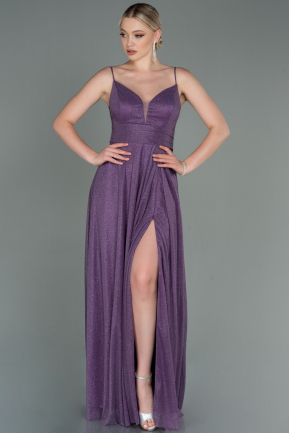 Long Lavender Prom Gown ABU3195