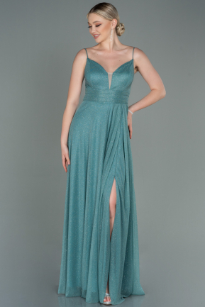 Long Mint Prom Gown ABU3195