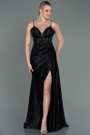 Long Black Evening Dress ABU3192