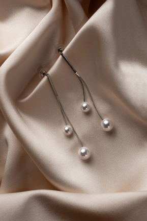 Pearl Fabric Earring UK613