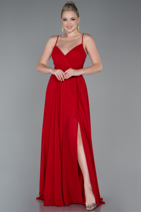 Red Long Prom Gown ABU1305