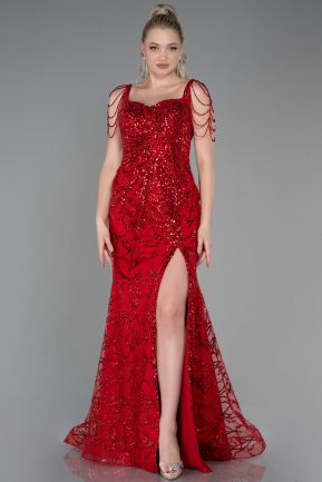 Long Red Haute Couture ABU3268
