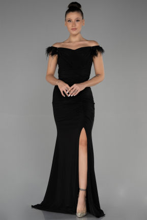 Long Black Evening Dress ABU3308