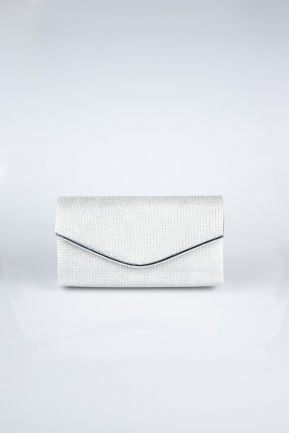 Silver Silvery Envelope Bag SH810