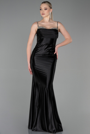 Long Black Evening Dress ABU3334