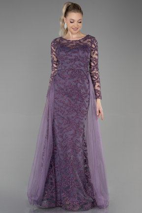 Long Lavender Evening Dress ABU2237