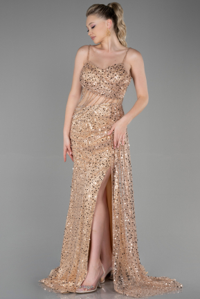 Long Gold Scaly Haute Couture ABU3347