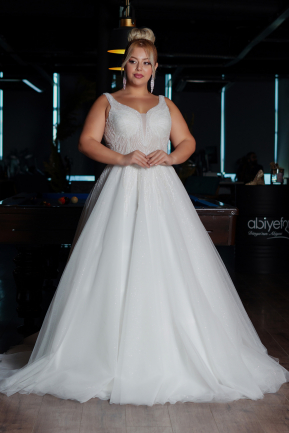 White Wedding Dress ABG029
