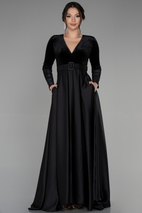Long Black Evening Dress ABU3388