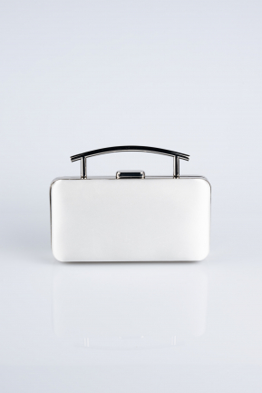 Pearl Satin Box Bag V756