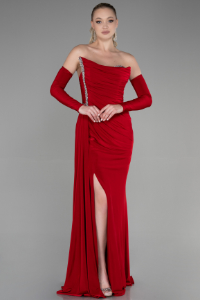 Long Red Evening Dress ABU3342