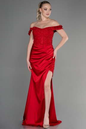 Long Red Evening Dress ABU3384