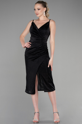 Midi Black Invitation Dress ABK1883