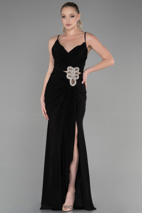 Long Black Evening Dress ABU3363
