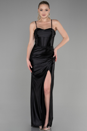 Black Long Prom Gown ABU3247