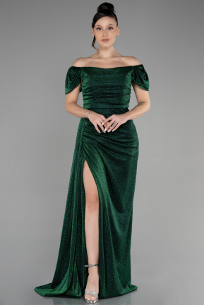 Emerald Green Long Evening Dress ABU2657