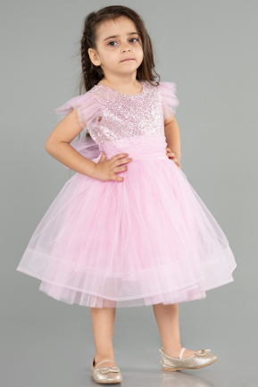 Short Pink Girl Dress ABK1437
