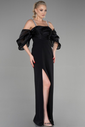 Long Black Invitation Dress ABU2911