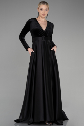 Long Black Evening Dress ABU3388