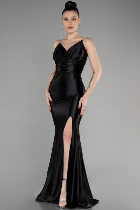 Long Black Mermaid Evening Gown ABU3575
