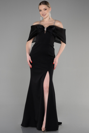 Long Black Evening Dress ABU3601