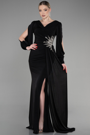 Long Black Evening Dress ABU3576