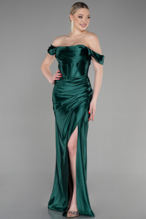 Long Emerald Green Evening Dress ABU3611