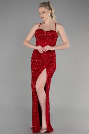 Long Red Evening Dress ABU3630