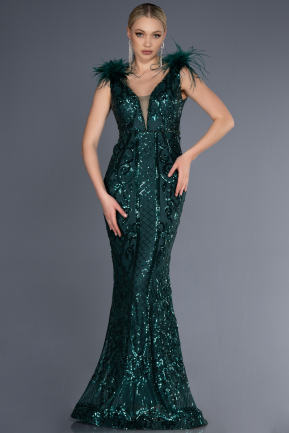 Long Emerald Green Mermaid Prom Dress ABU3669
