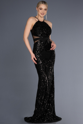 Long Black Mermaid Prom Dress ABU3670